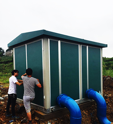 邵陽(yáng)市寶東一體化箱式無(wú)負(fù)壓加壓泵站