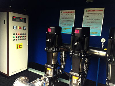 一體化箱式無負壓加壓泵房DC-2泵房內(nèi)