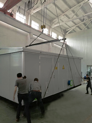 一體化箱式無負壓加壓泵房DC-1起吊