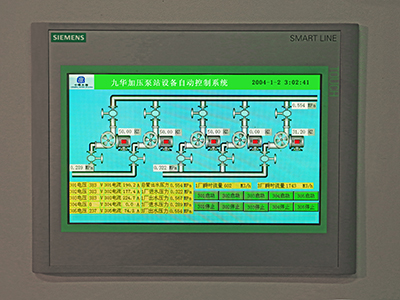 無負(fù)壓加壓泵站人機(jī)界面